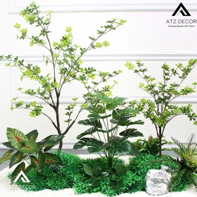 Tiểu cảnh cây thạch nam giả decor