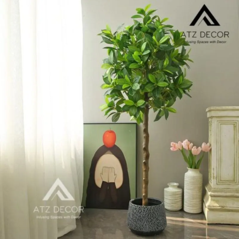 Cây hạnh phúc giả decor phòng ngủ