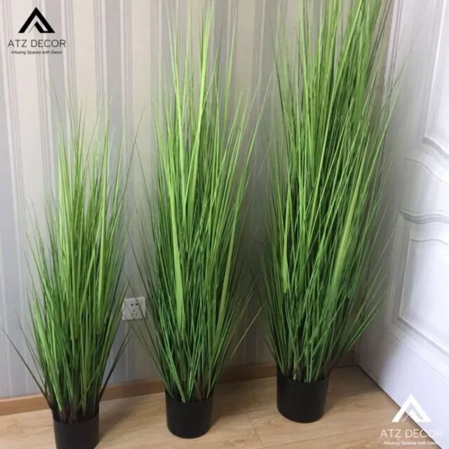 cây cỏ lau giả đẹp decor