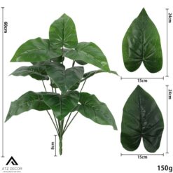 cây lá môn giả 60cm