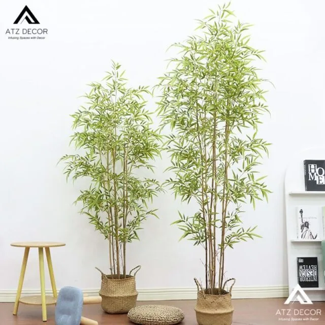 cây tre giả decor
