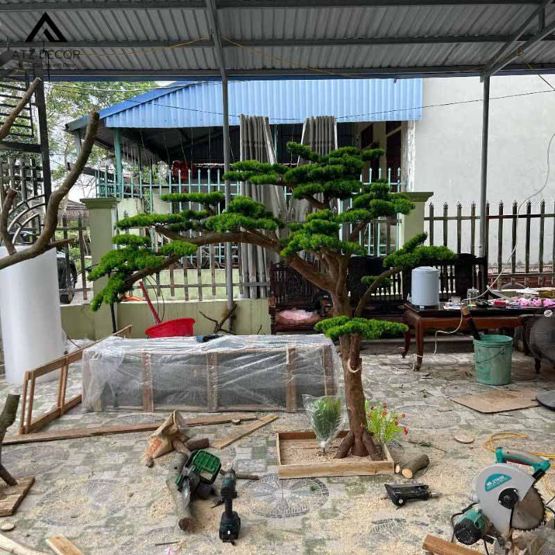Cây tùng giả trang trí mang đến vẻ đẹp tinh tế, đủ mọi kích thước 1 cây tùng giả
