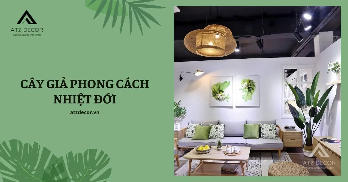 cây giả phong cách nhiệt đới (1)