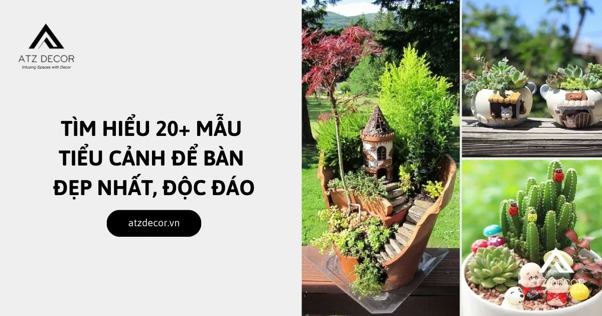 tiểu cảnh để bàn