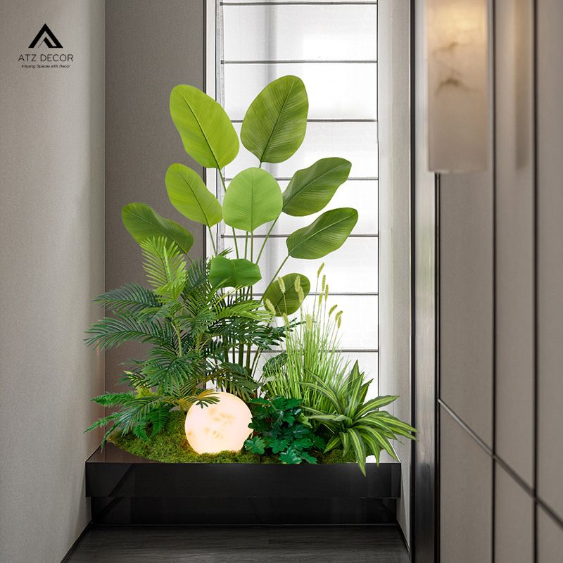 30+ mẫu tiểu cảnh phòng khách đẹp nhất, tinh tế nhất, giá ưu đãi 8 tiểu cảnh phòng khách chung cư