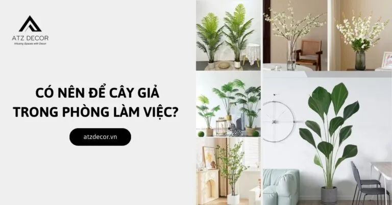 co nen de cay gia trong phong lam viec