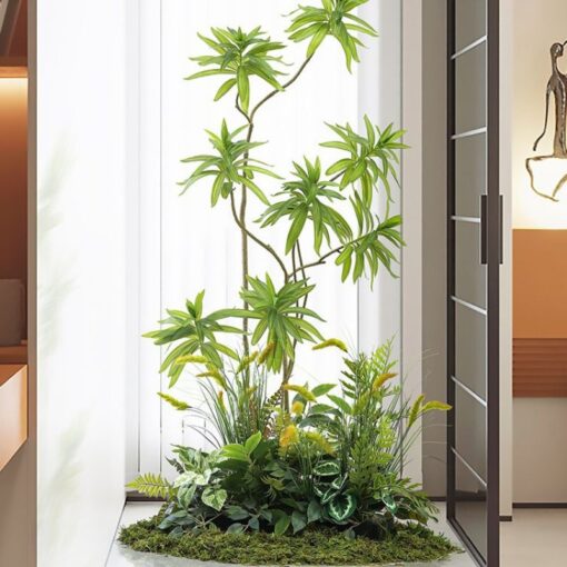 tiểu cảnh cây giả