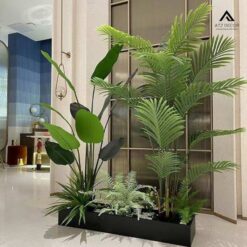 tiểu cảnh cây giả