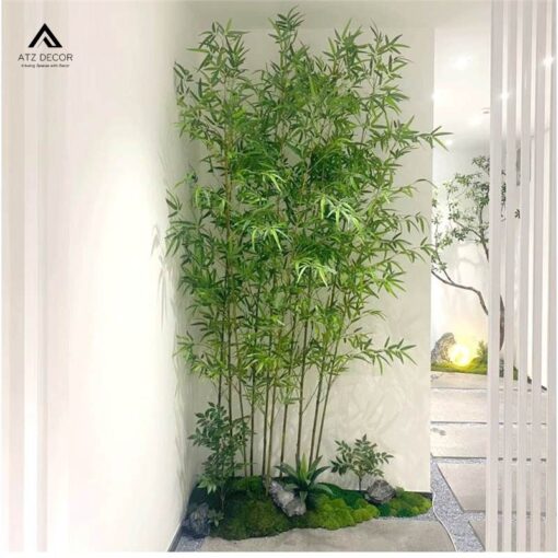 tiểu cảnh cây giả