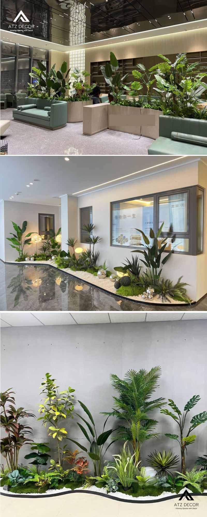 Tiểu cảnh cây giả trung tâm thương mại đầy ấn tượng và độc đáo 15 tiểu cảnh cây giả trung tâm thương mại