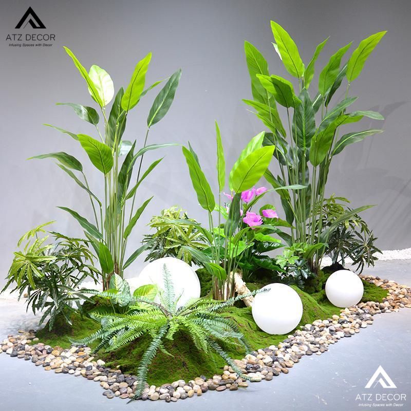 Tiểu cảnh cây giả trung tâm thương mại đầy ấn tượng và độc đáo 14 tiểu cảnh cây giả trung tâm thương mại
