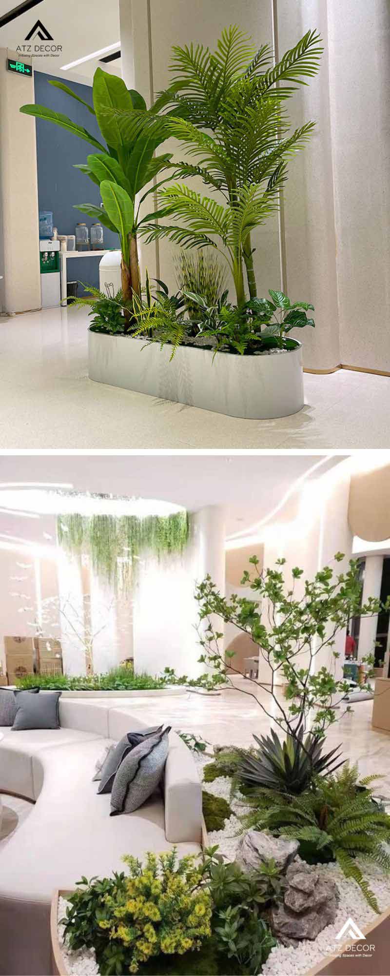 Tiểu cảnh cây giả trung tâm thương mại đầy ấn tượng và độc đáo 22 tiểu cảnh cây giả trung tâm thương mại