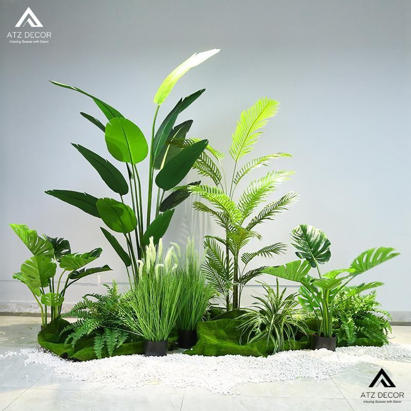 Tiểu cảnh cây giả chung cư - Sự lựa chọn xanh cho cuộc sống bận rộn 14 tiểu cảnh cây giả chung cư