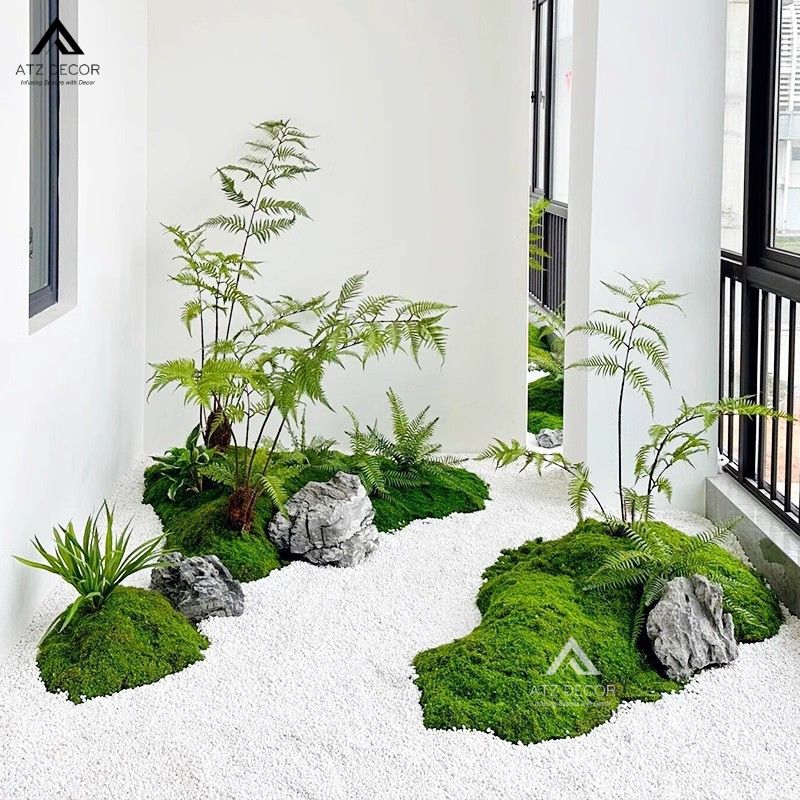 Tiểu cảnh cây giả chung cư - Sự lựa chọn xanh cho cuộc sống bận rộn 18 tiểu cảnh cây giả chung cư