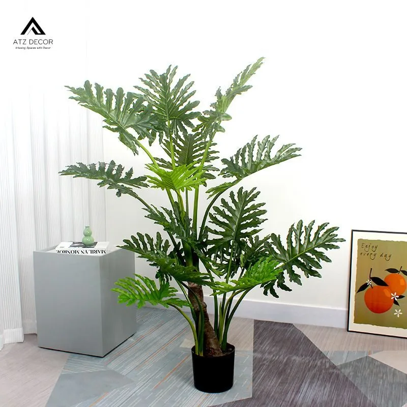 Cây khoai nước lá xẻ giả độc đáo, trang trí thu hút mọi ánh nhìn 3 cây khoai nước giả