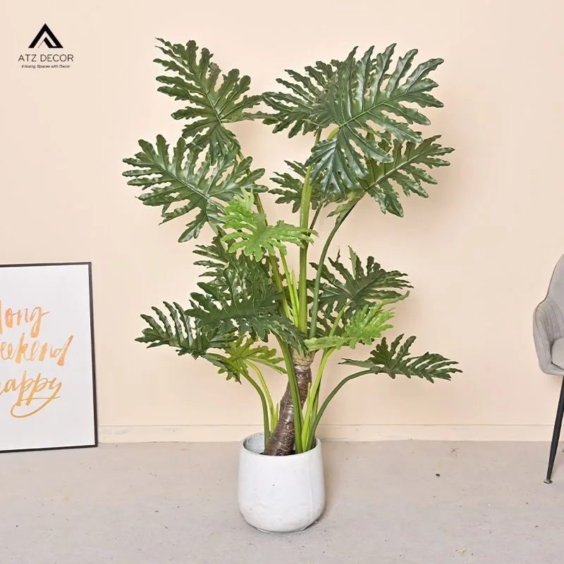 Cây khoai nước lá xẻ giả độc đáo, trang trí thu hút mọi ánh nhìn 4 cây khoai nước giả