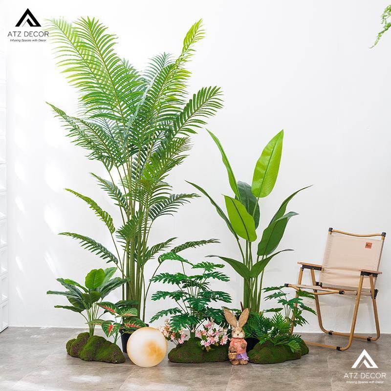 Tiểu cảnh cây giả chung cư - Sự lựa chọn xanh cho cuộc sống bận rộn 22 tiểu cảnh cây giả chung cư