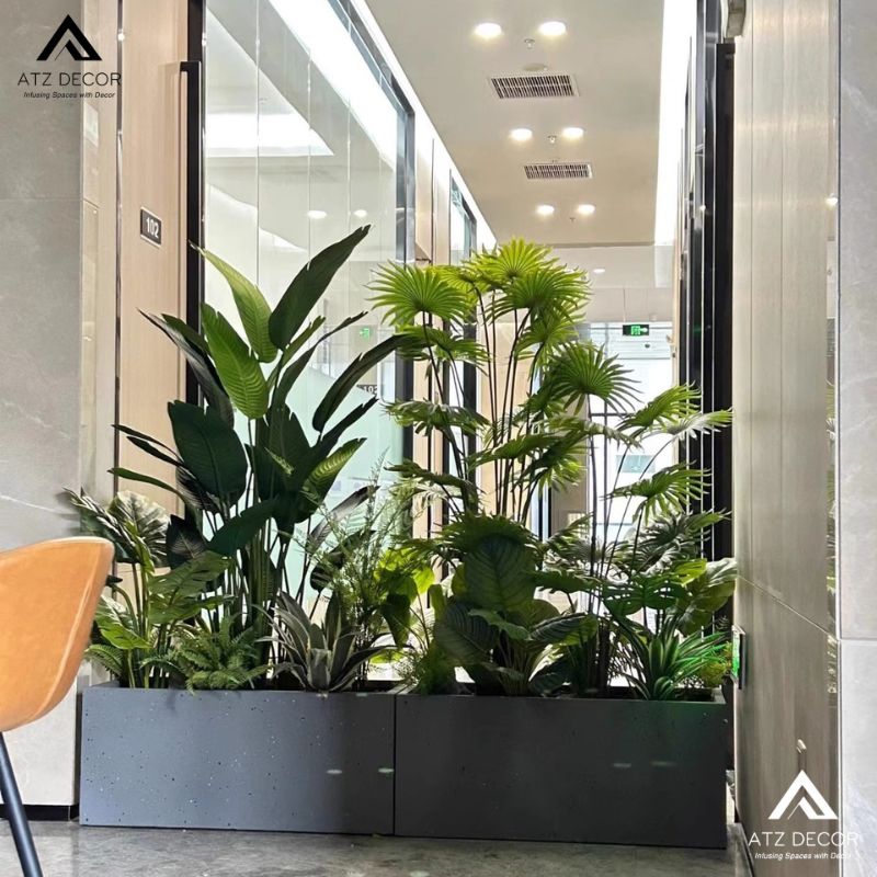 Thi công tiểu cảnh cây giả siêu thị trọn gói với mức giá tốt trên thị trường 20 tiểu cảnh cây giả siêu thị
