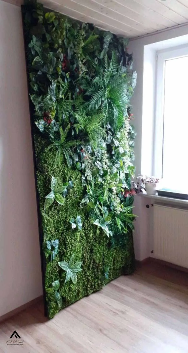 làm tường cây giả đẹp