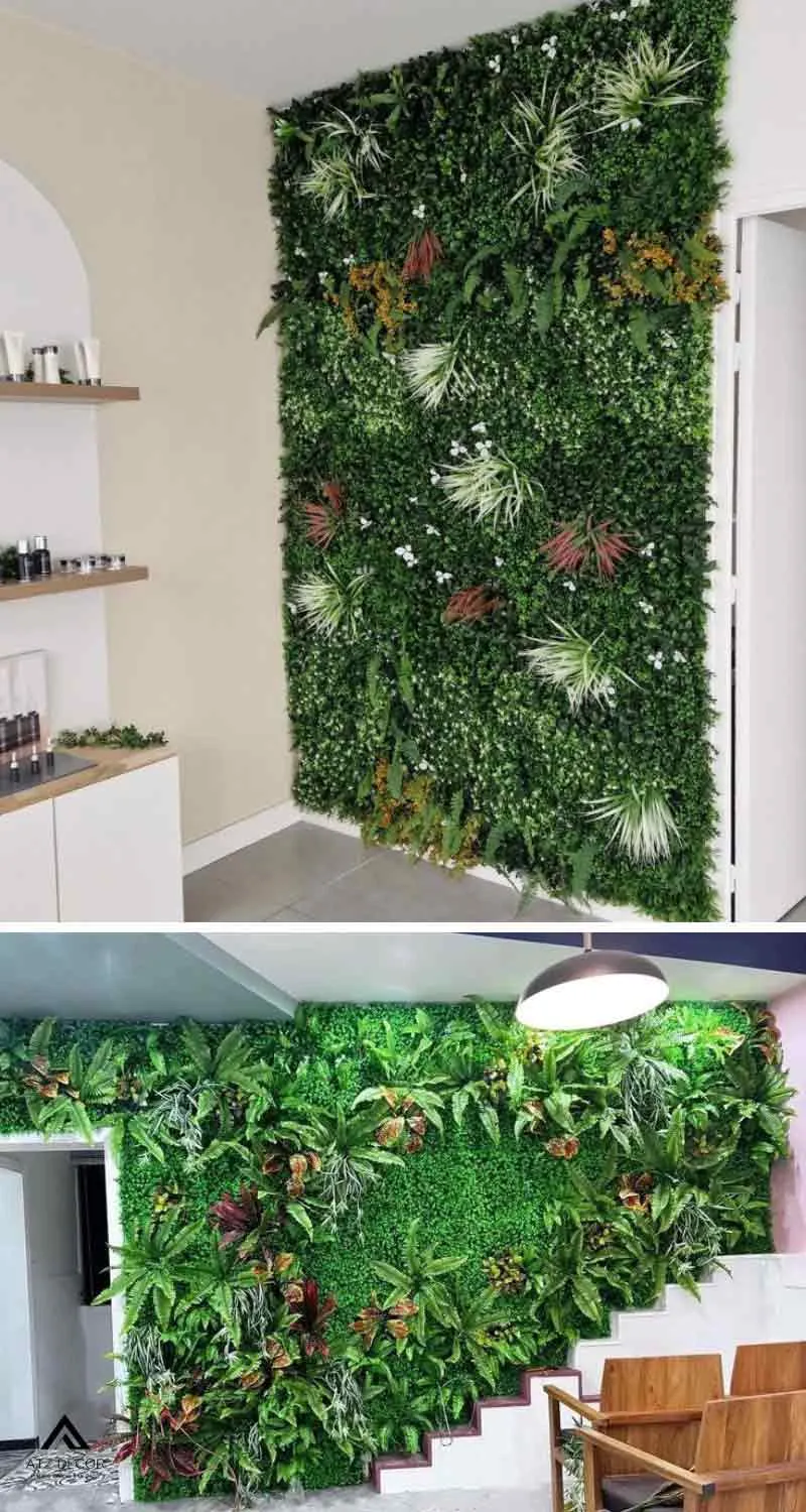 làm tường cây giả đẹp