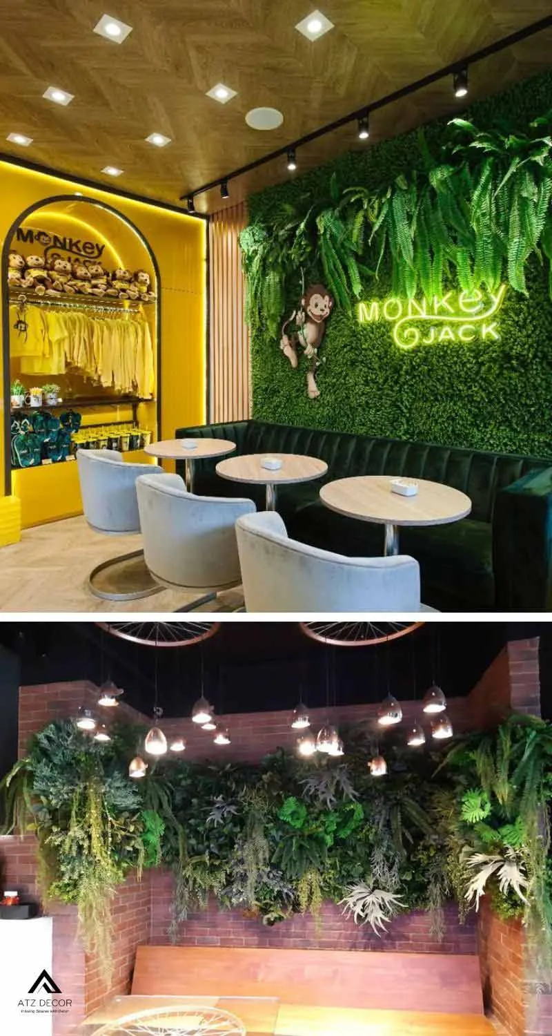 làm tường cây giả đẹp