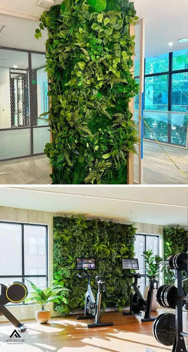 làm tường cây giả đẹp