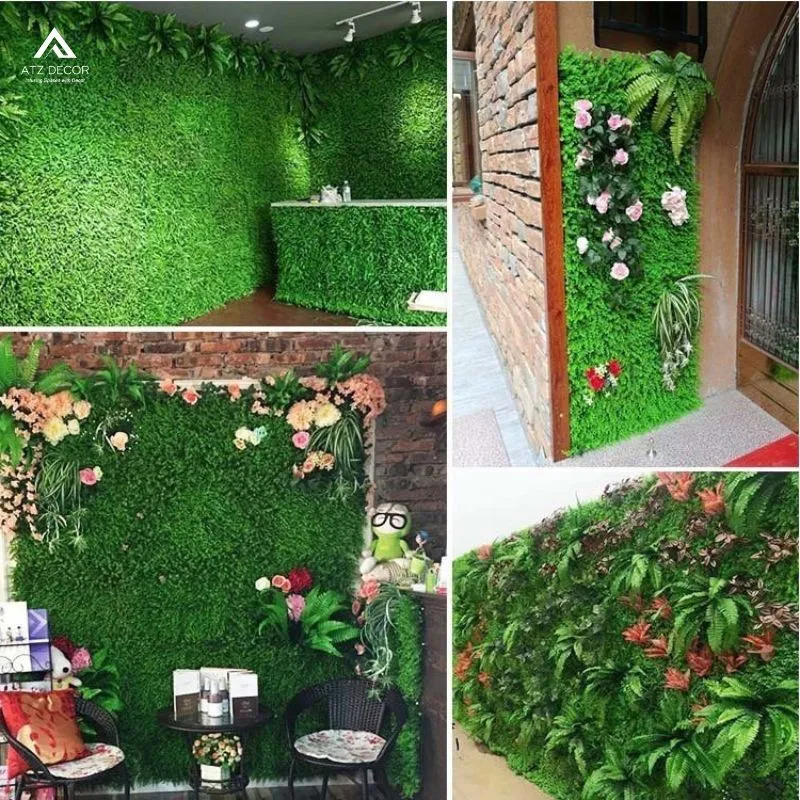 tường cây cảnh giả