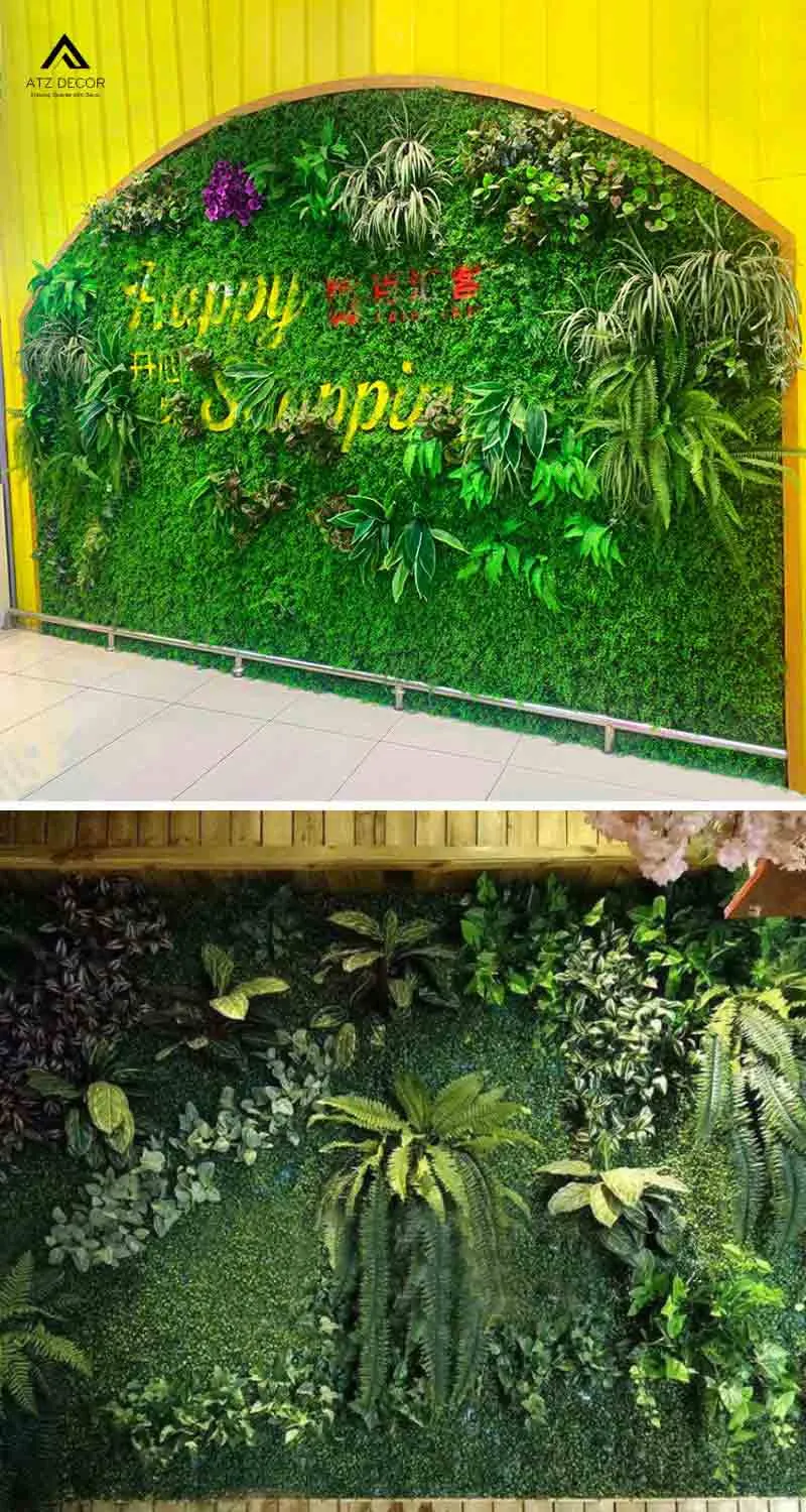 vách tường cây xanh giả đẹp