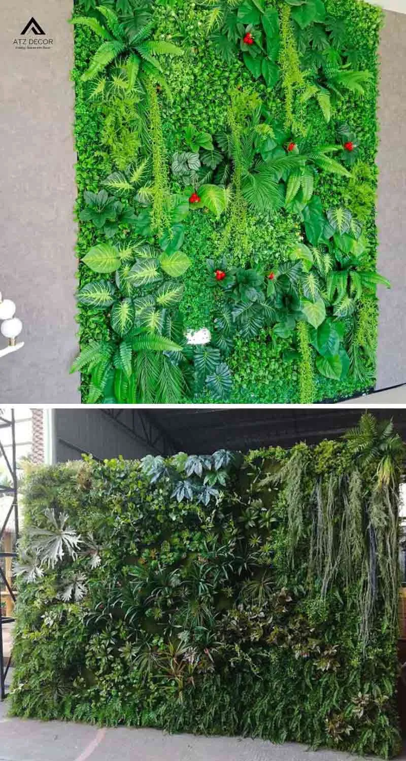 vách tường cây xanh giả đẹp