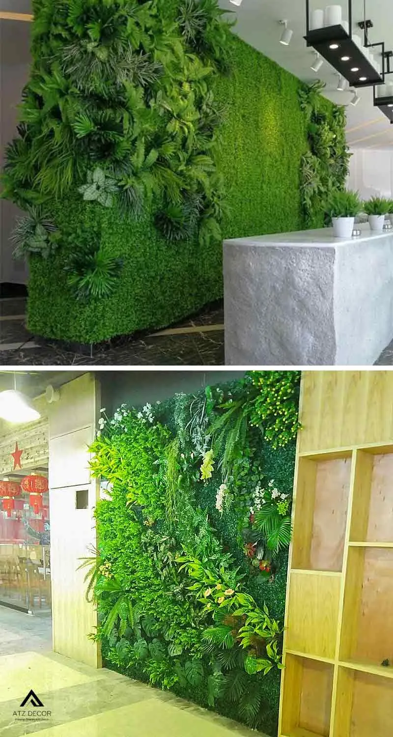 vách tường cây xanh giả đẹp