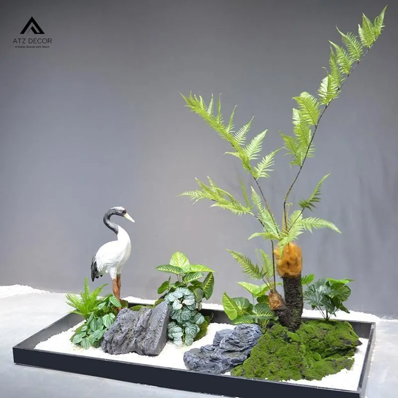 tiểu cảnh cây giả