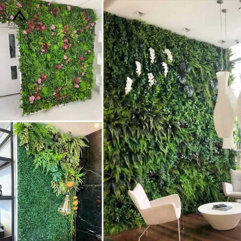 mảng tường cây xanh giả