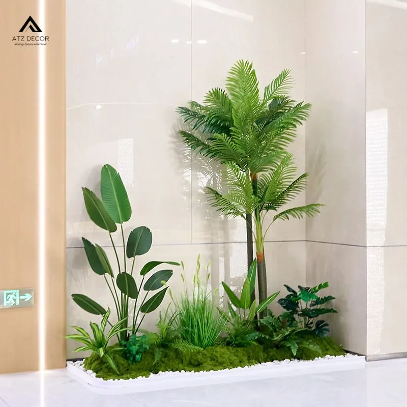 tiểu cảnh cây giả