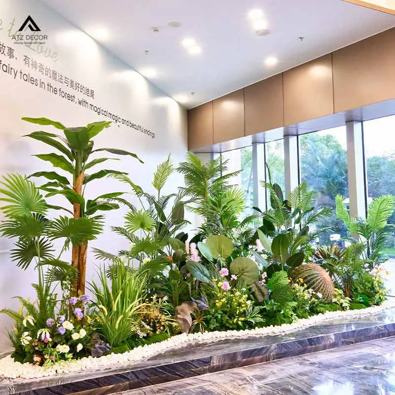 tiểu cảnh cây giả