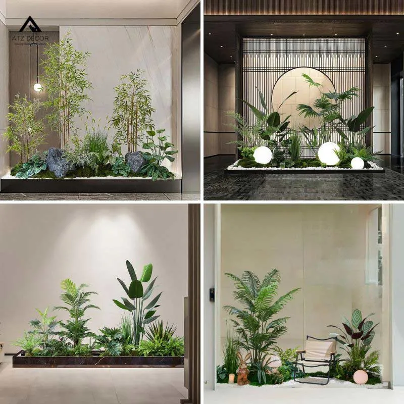 tiểu cảnh cây giả