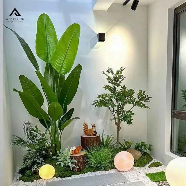tiểu cảnh đồi cỏ
