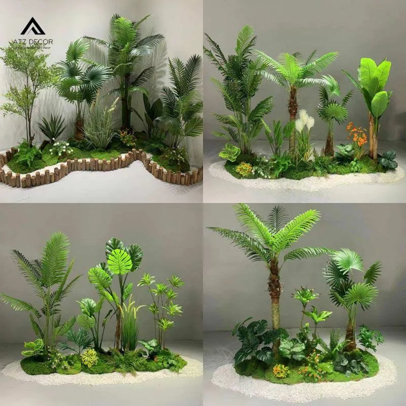 tiểu cảnh đồi cỏ