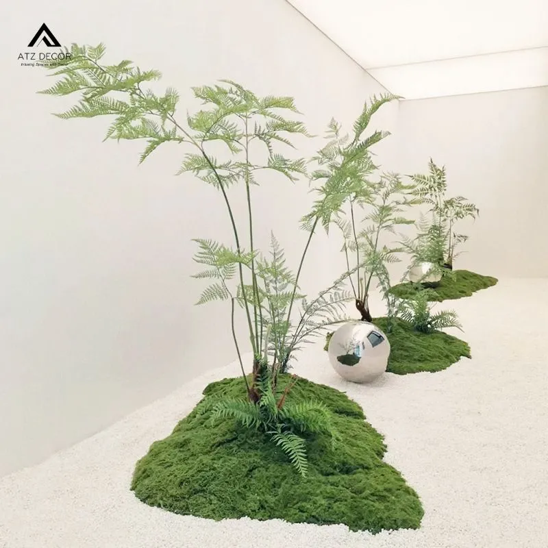 tiểu cảnh đồi cỏ