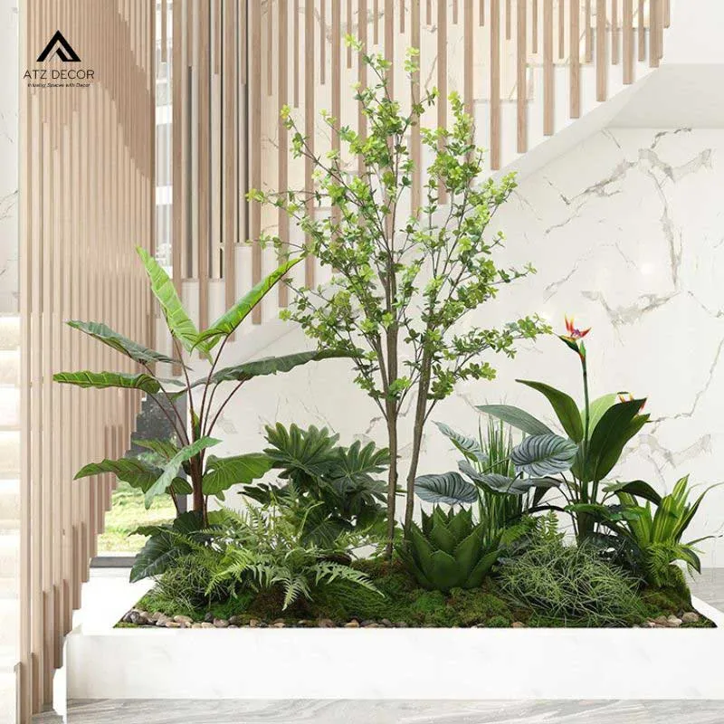tiểu cảnh đồi cỏ