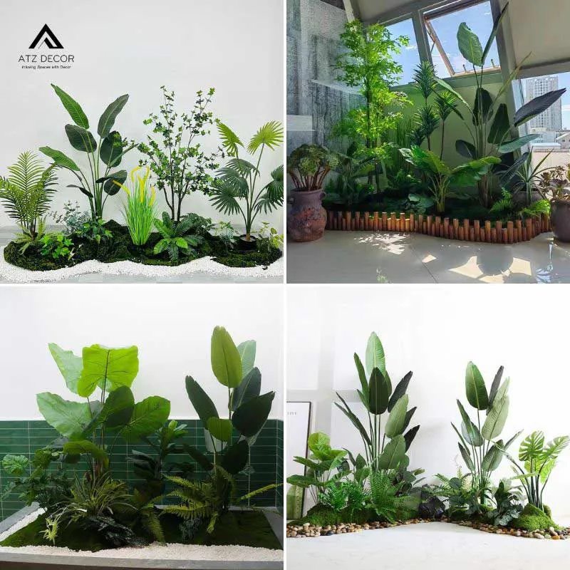 tiểu cảnh đồi cỏ