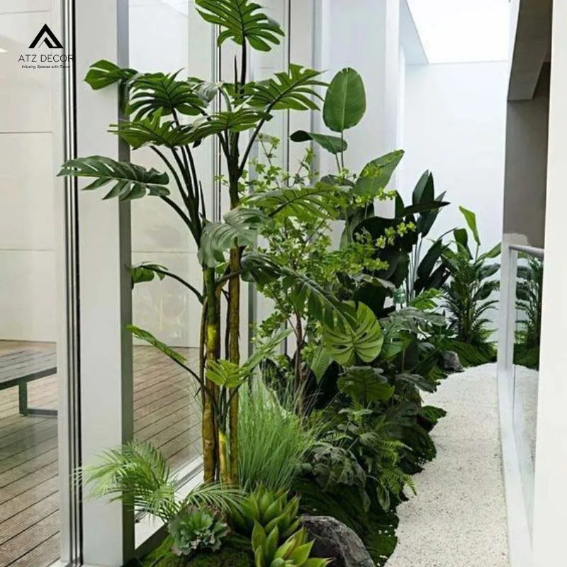 tiểu cảnh đồi cỏ