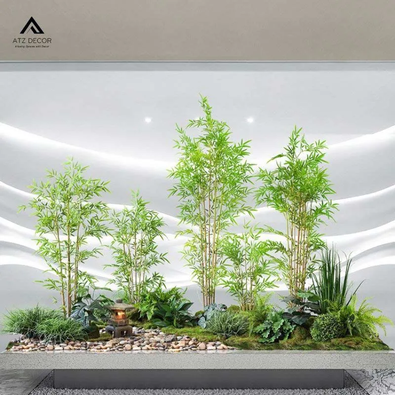 tiểu cảnh đồi cỏ