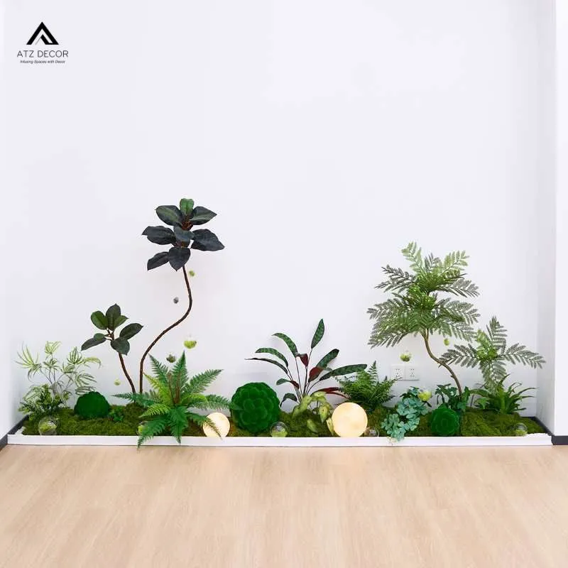 tiểu cảnh cây giả