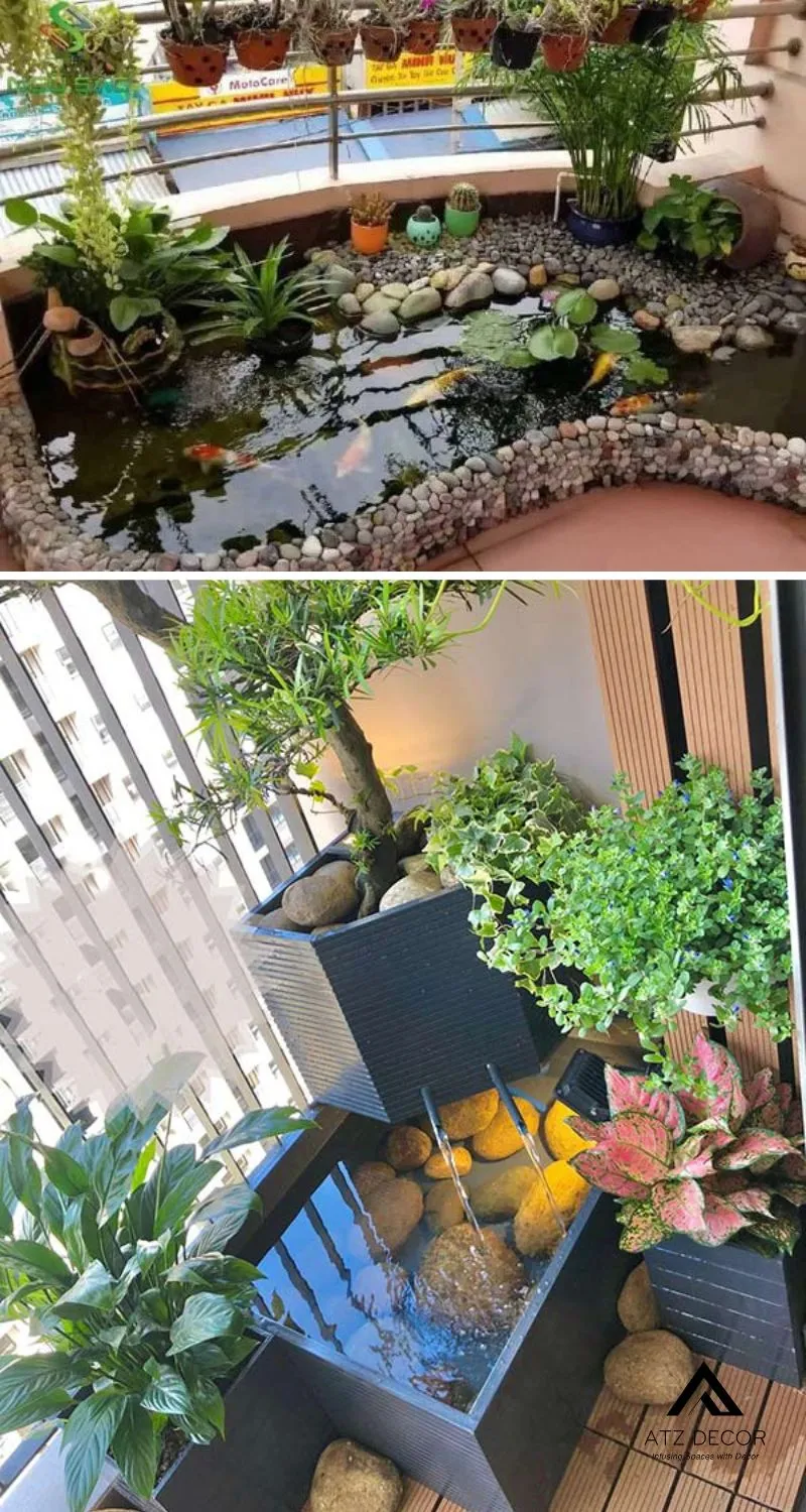 tiểu cảnh hồ cá