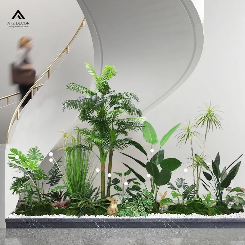 tiểu cảnh cây giả