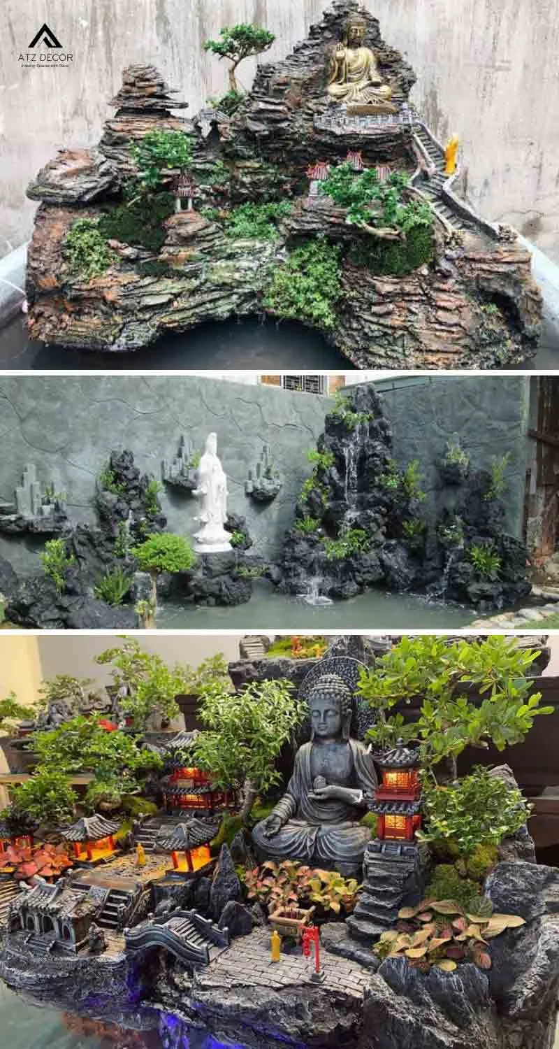 tiểu cảnh tượng phật