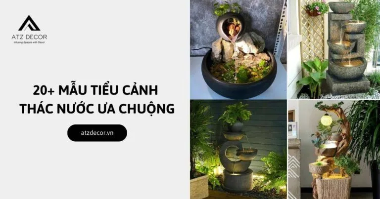 tiểu cảnh thác nước