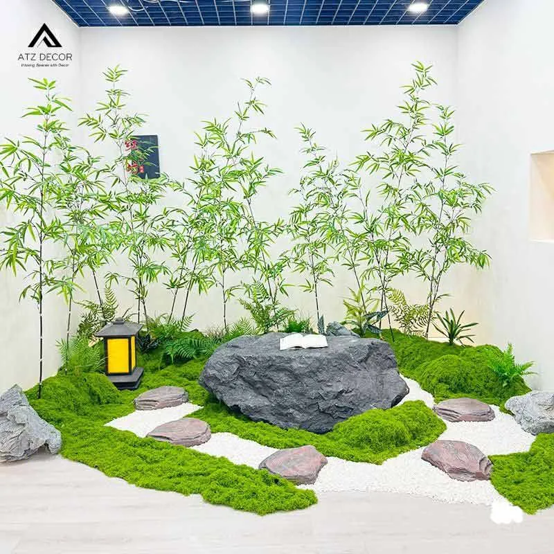 tiểu cảnh tre trúc giả
