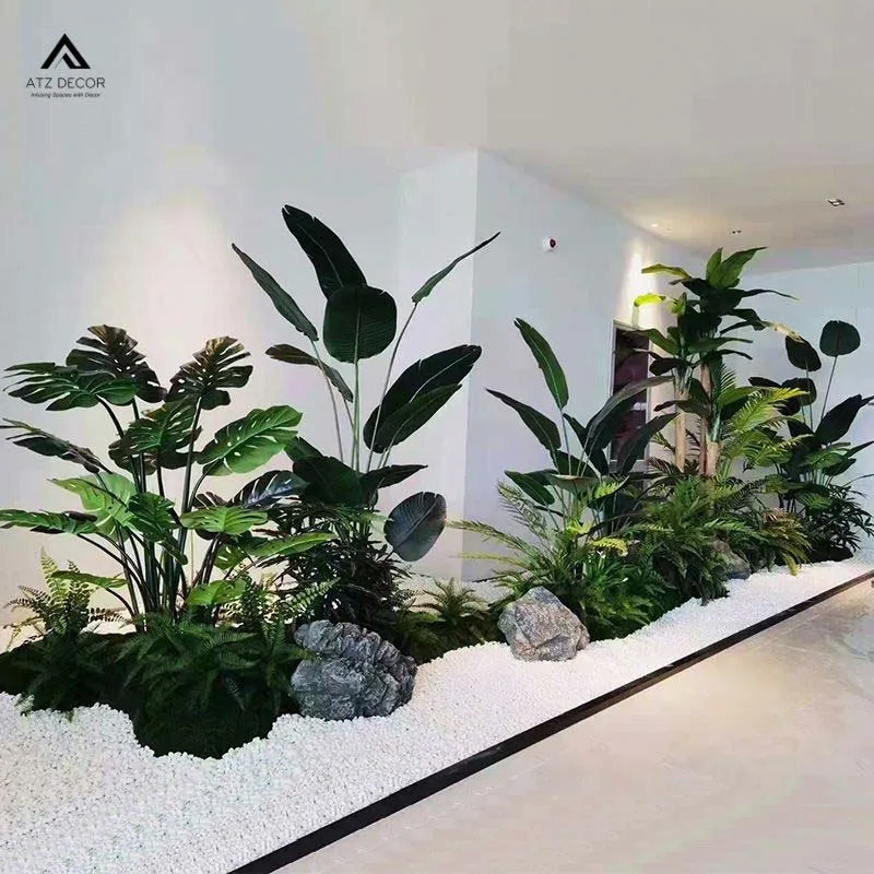 tiểu cảnh cây giả