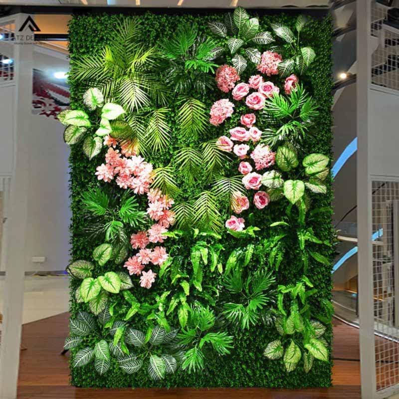 Tường hoa giả decor quán cafe bắt mắt, đa dạng mẫu mã ấn tượng 17 tường hoa giả decor quán cafe